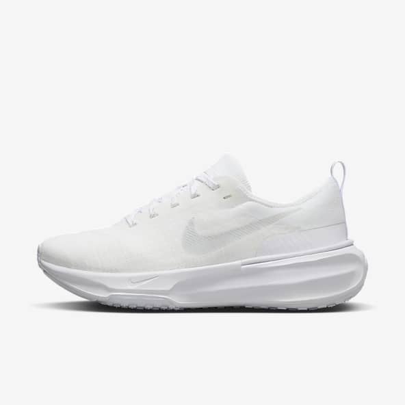 Nike red and white running shoes sales